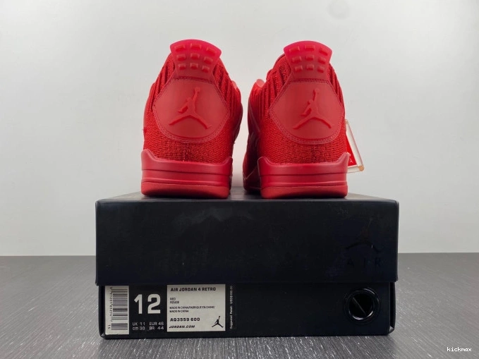 Cheap Jordan Red 4 AQ3559-600 Retro Flyknit 0727